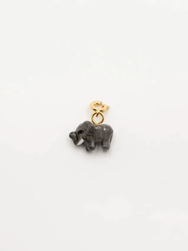 Nach Bijoux Protégés charm’s éléphant porcelaine 1 cm