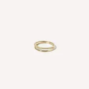 Astrid & Miyu Illusion Topaz Band bague or massif