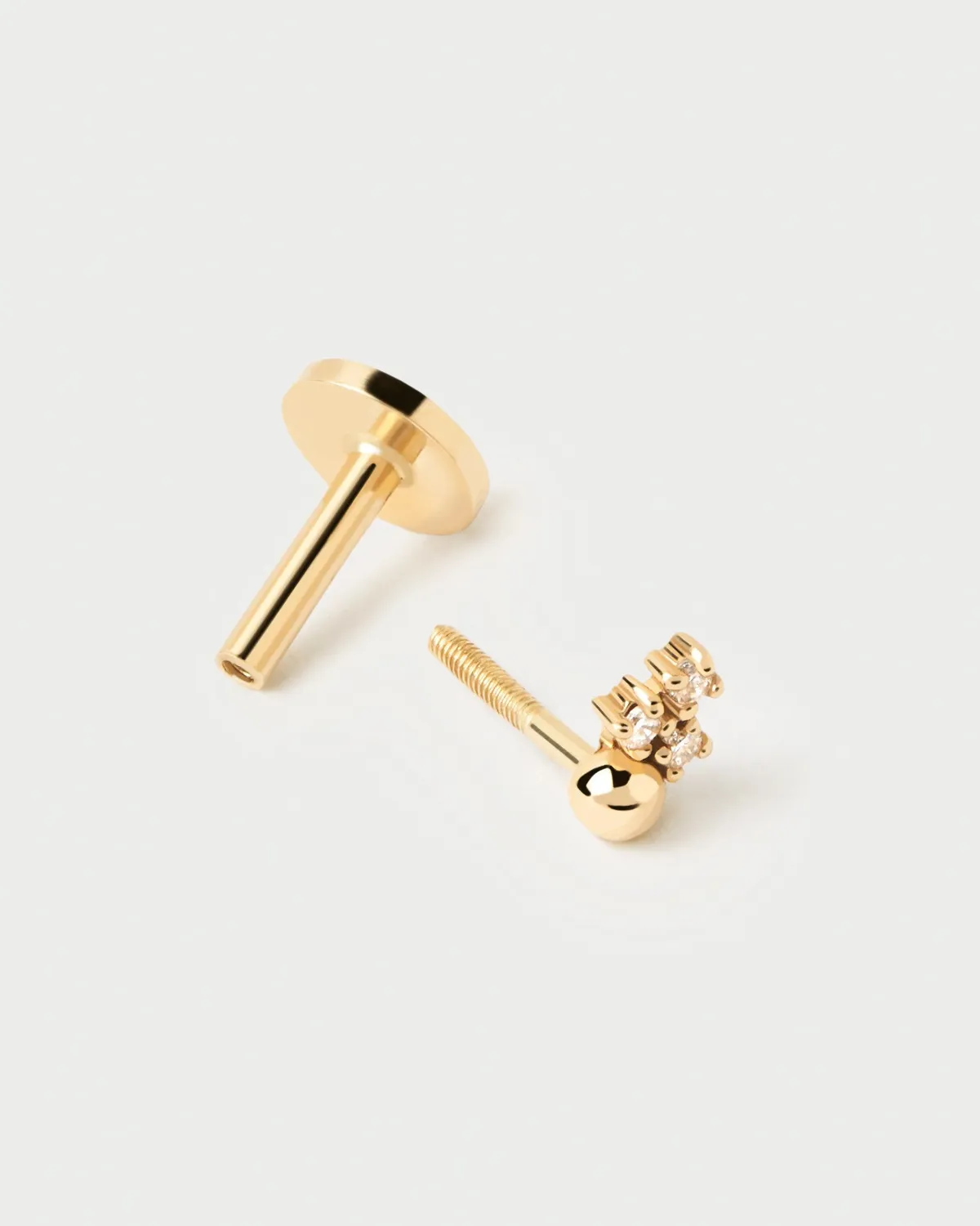 PDPAOLA Blake mono boucle d'oreille or diamants