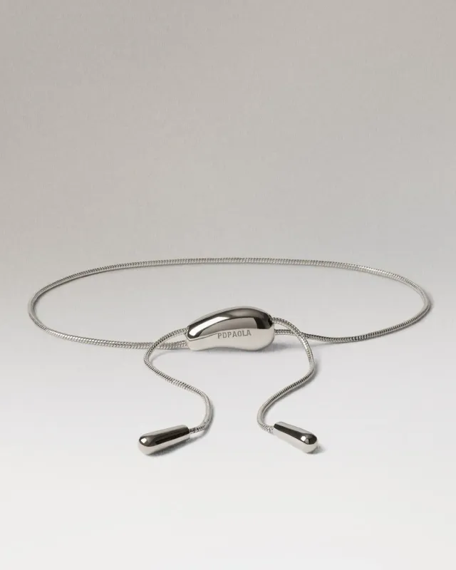PDPAOLA Rodeo bracelet coulissant argent 25 cm
