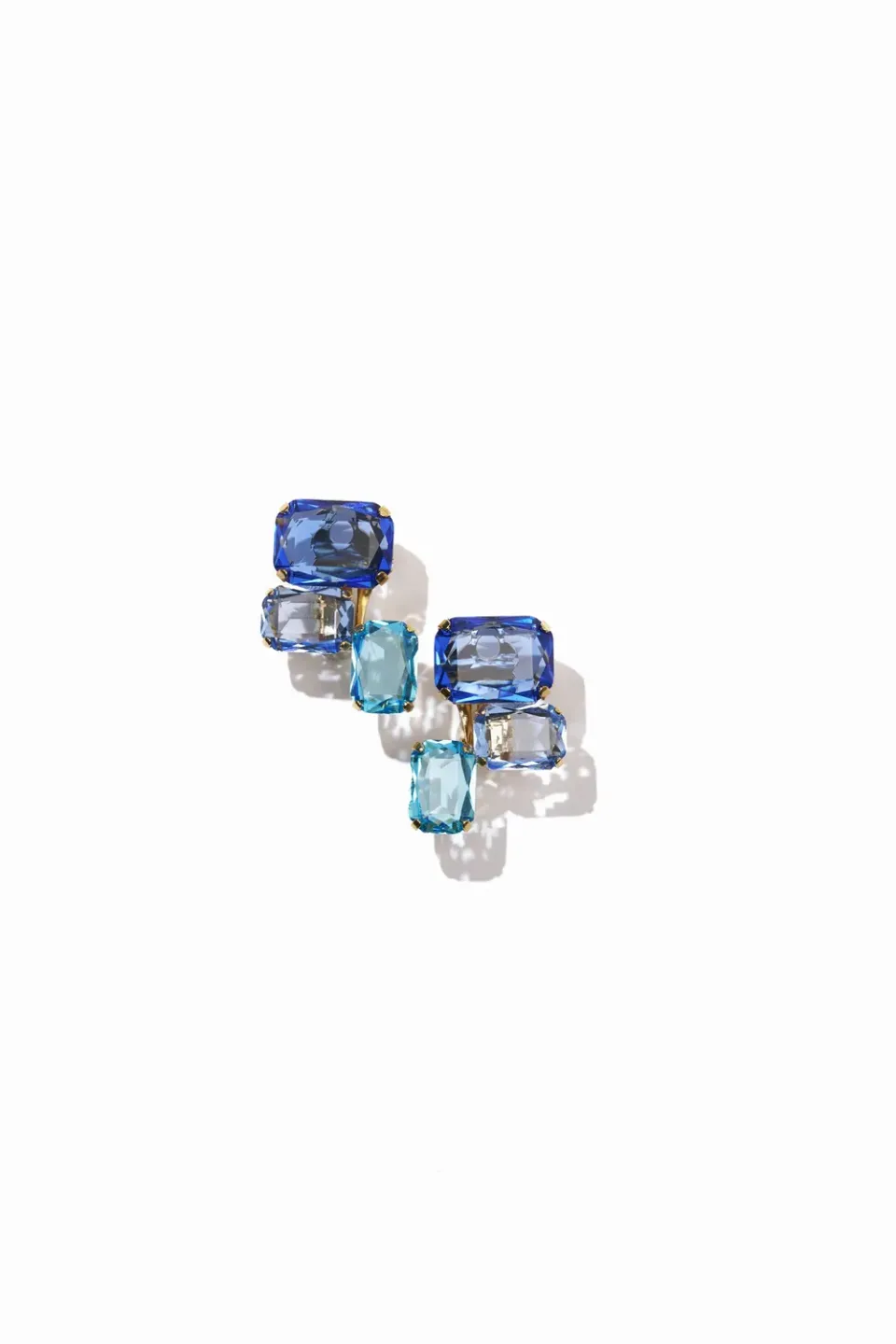 Philippe Ferrandis Baléares boucles clips doré 3 cm or 24 carats