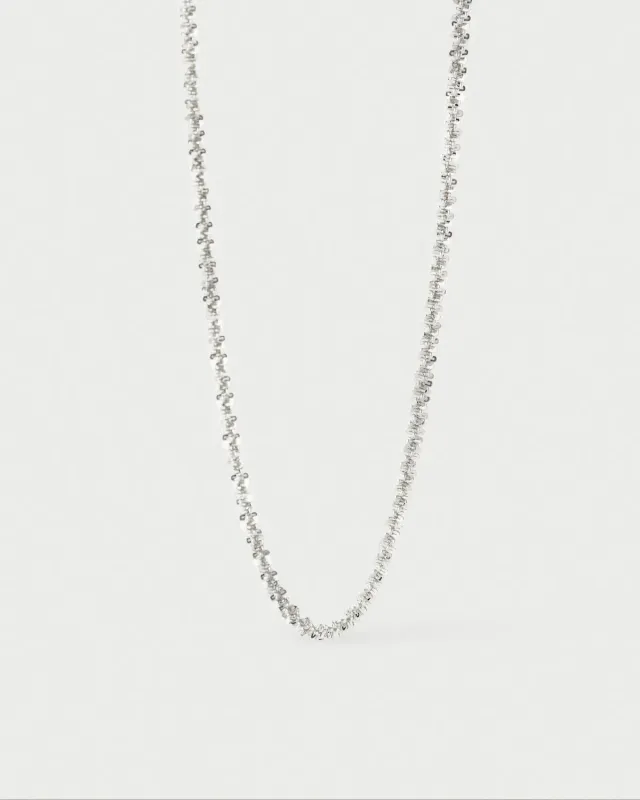 PDPAOLA Sparkle collier chaîne argent 45 cm