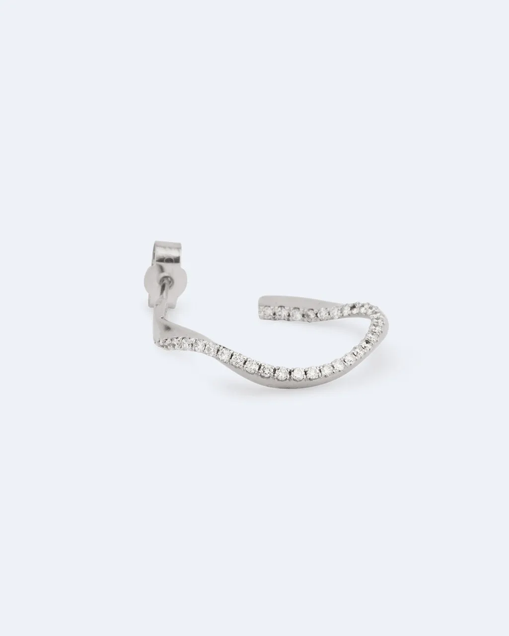 Completedworks Elegy W.W. mono boucle or blanc diamant