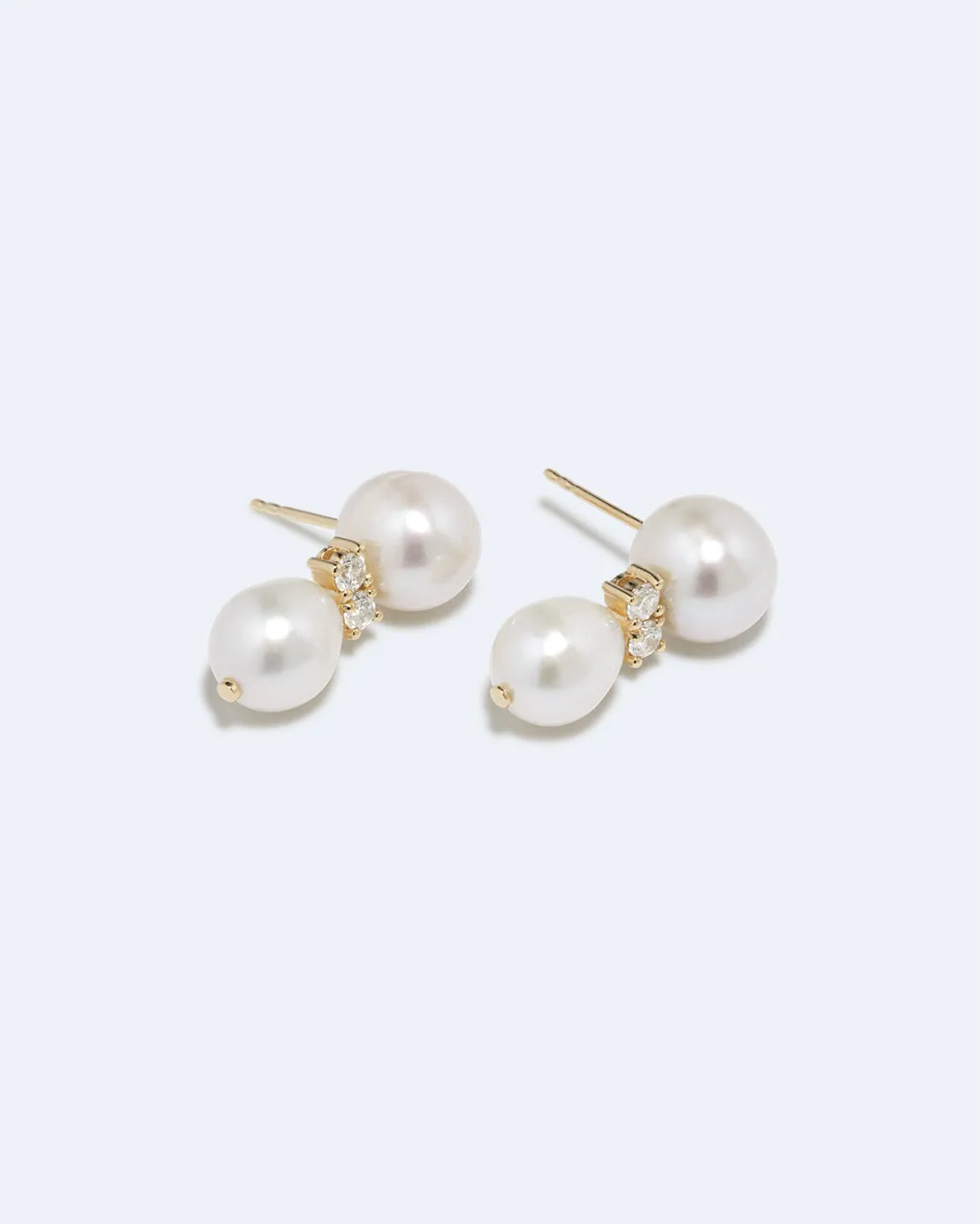 Completedworks Time Waits for No One boucles d'oreilles perles vermeil