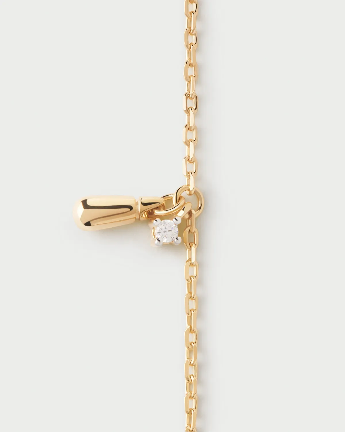 PDPAOLA Kira bracelet zircon blanc 15-18 cm