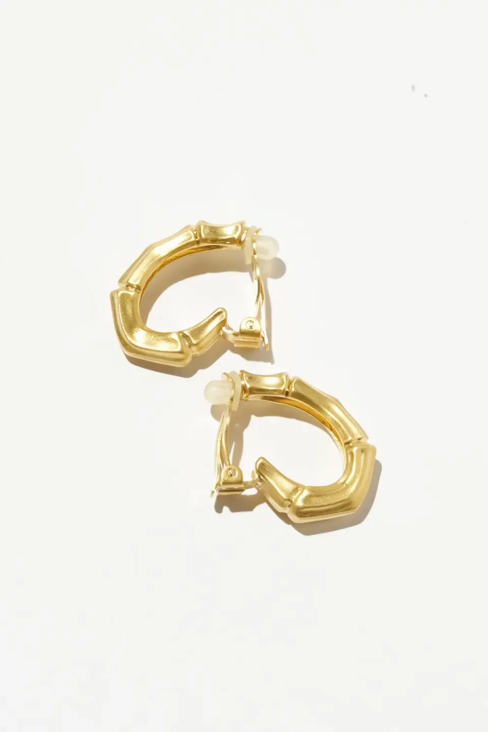 Philippe Ferrandis Bambou boucles d'oreilles clips