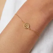 Astrid & Miyu Libra bracelet doré signe Balance