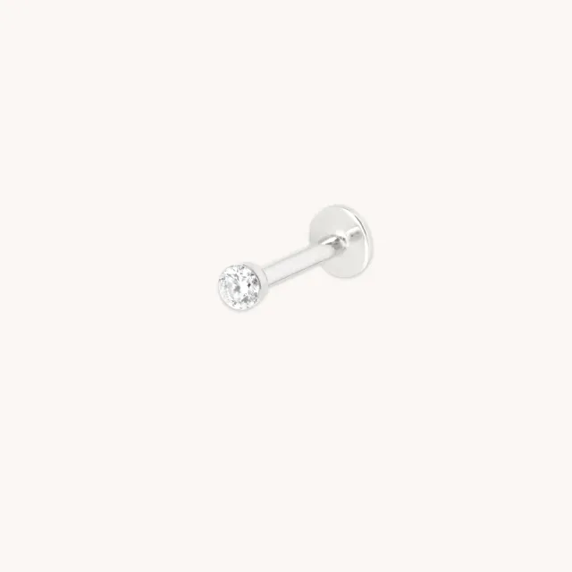 Astrid & Miyu Floating Diamond Medium piercing or blanc diamant