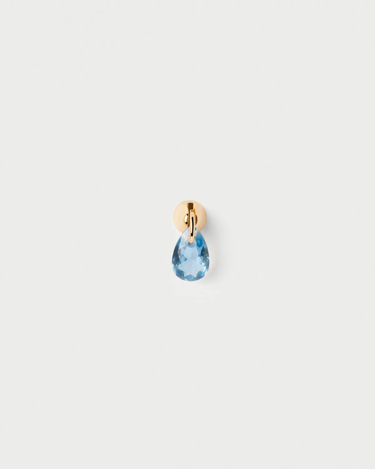 PDPAOLA Blue Lily mono boucle bleue zircone