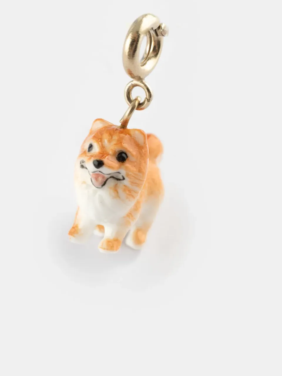 Nach Bijoux chien spitz charm’s porcelaine 2,7 cm
