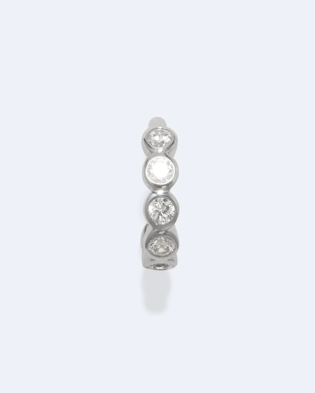 Completedworks Arc earcuff argent zirconia recyclé