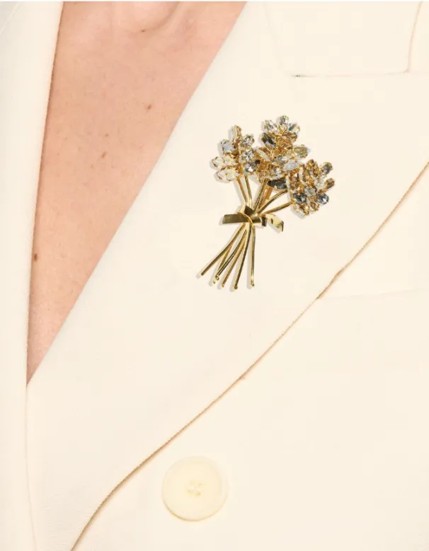 Philippe Ferrandis Ceres broche dorée créateur