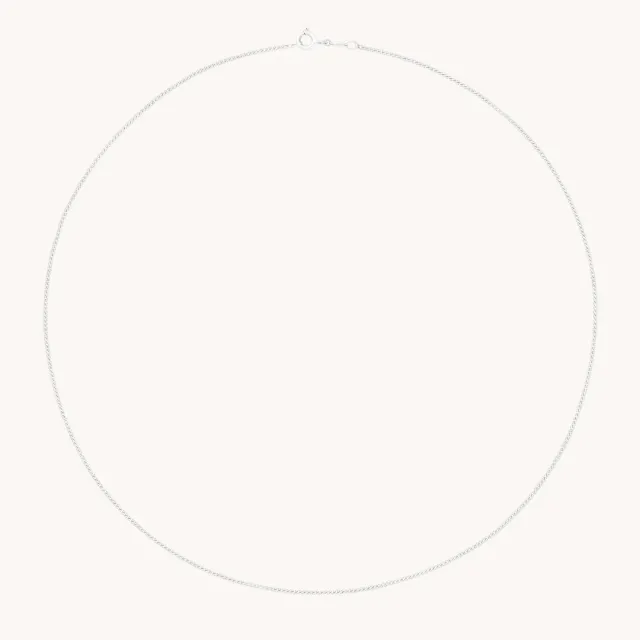 Astrid & Miyu Bold Miyu Chain collier or blanc massif