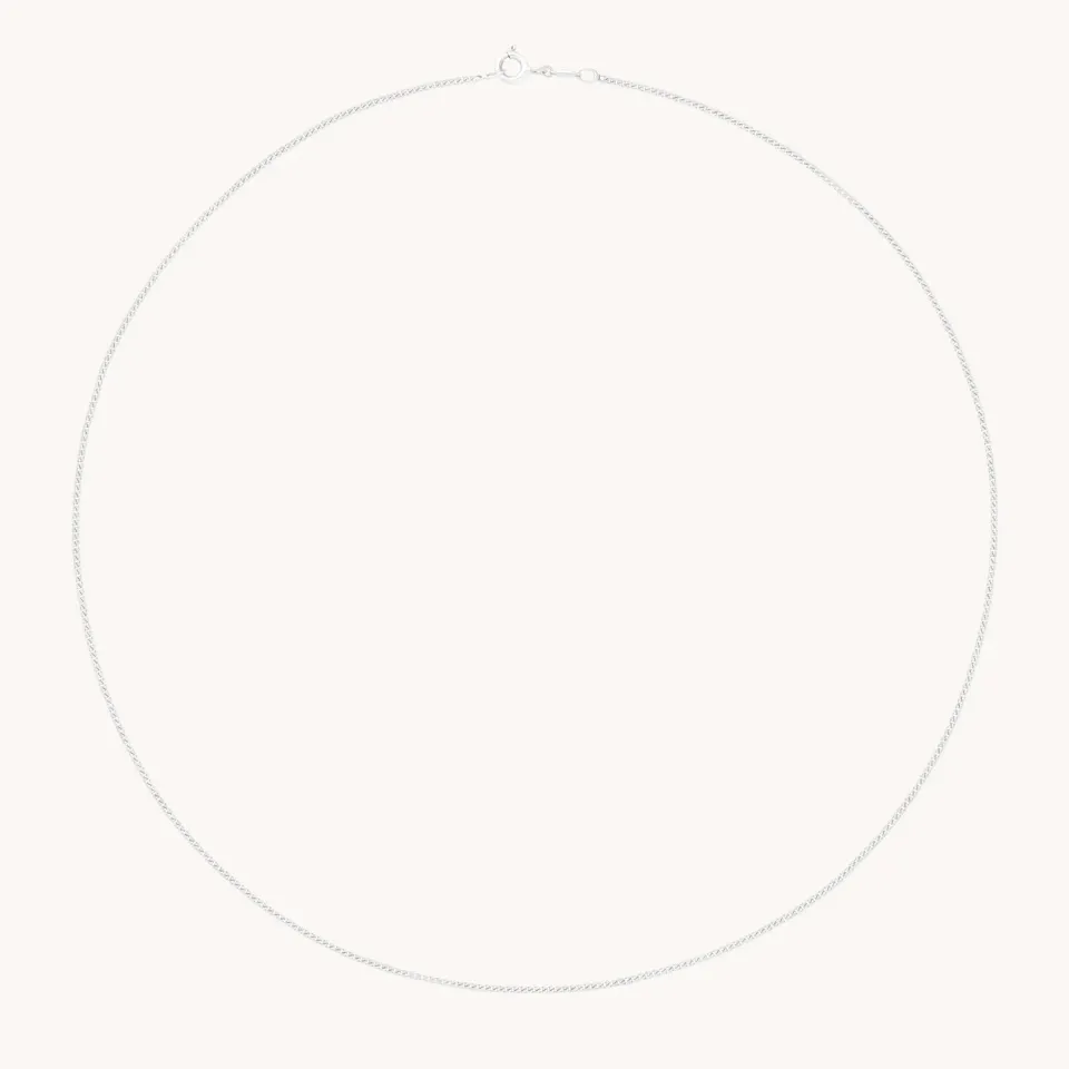 Astrid & Miyu Bold Miyu Chain collier or blanc massif