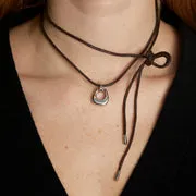 Astrid & Miyu Hardware Pendant collier cordon argent