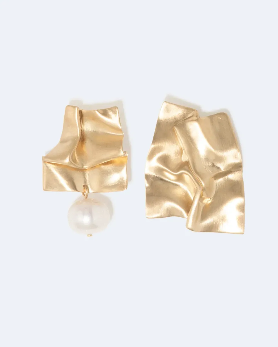 Completedworks Cohesion boucles d'oreilles vermeil perles