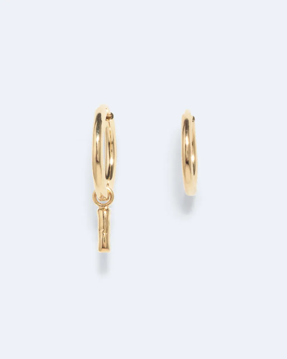 Completedworks Classicworks I boucles vermeil asymétriques