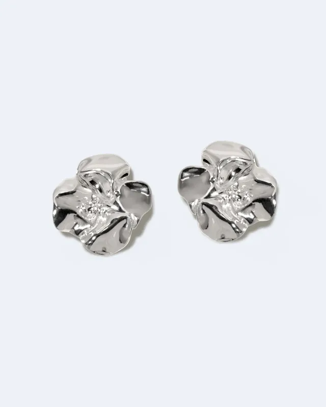 Completedworks Poppy boucles d’oreilles argent recyclé