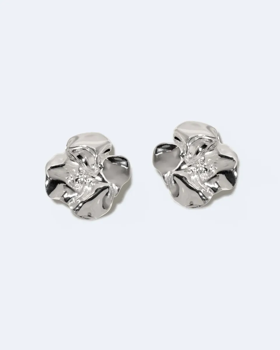 Completedworks Poppy boucles d’oreilles argent recyclé