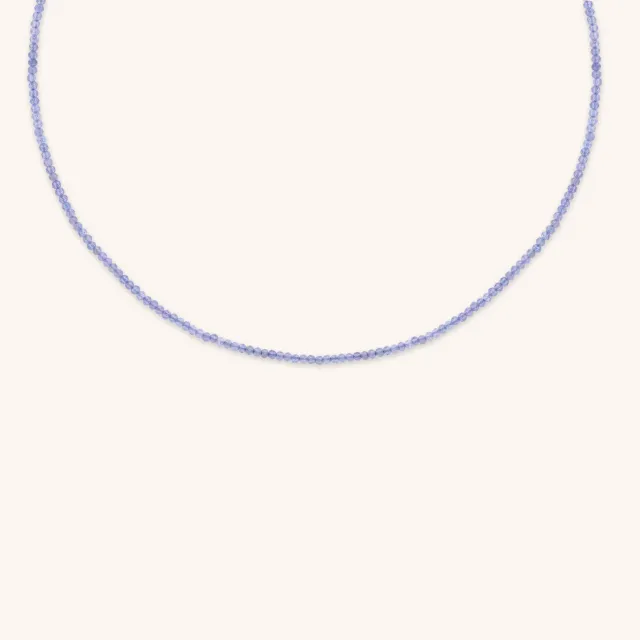 Astrid & Miyu December collier or massif tanzanite