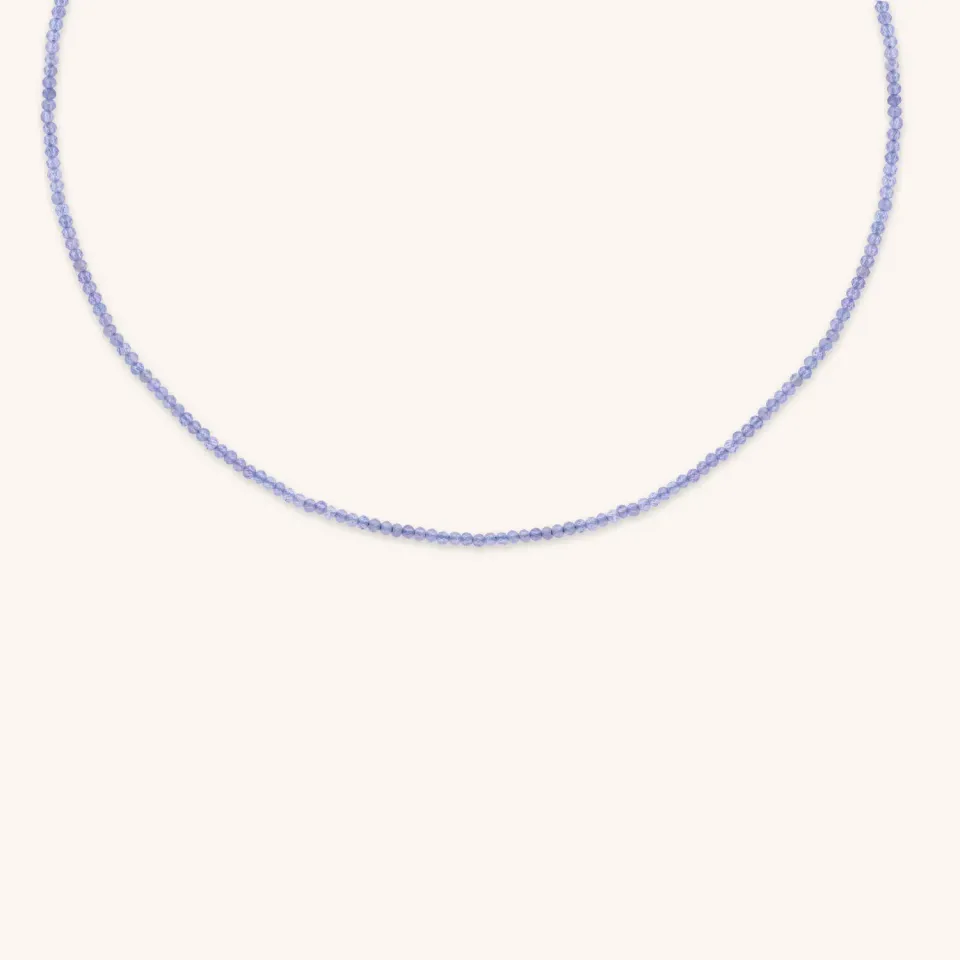 Astrid & Miyu December collier or massif tanzanite