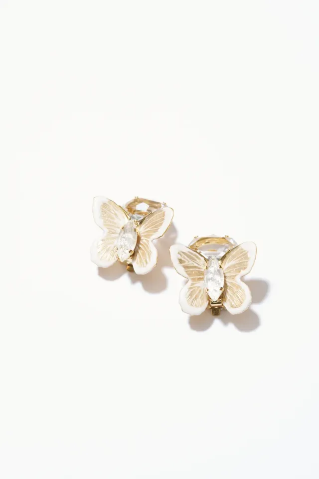 Philippe Ferrandis Fenice Boucles Clips Quartz Rose 30 mm