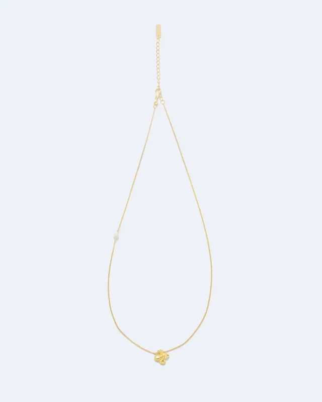 Completedworks Lucky Break collier perle plaqué or