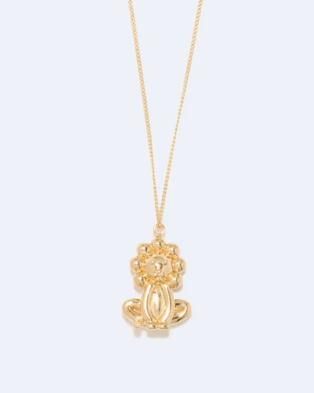 Completedworks Leo Zodiac collier pendentif doré Lion