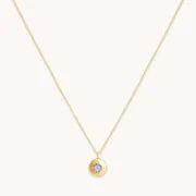 Astrid & Miyu December boucles tanzanite or massif