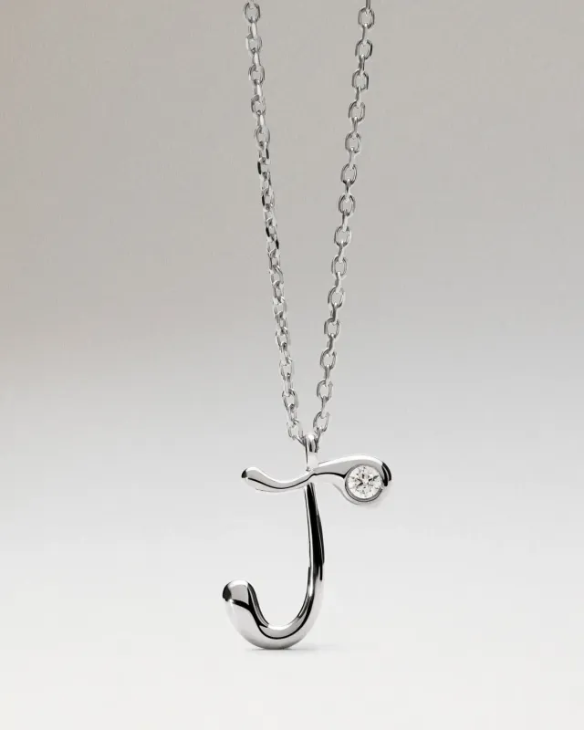 PDPAOLA Initiale J collier argent 40-50 cm