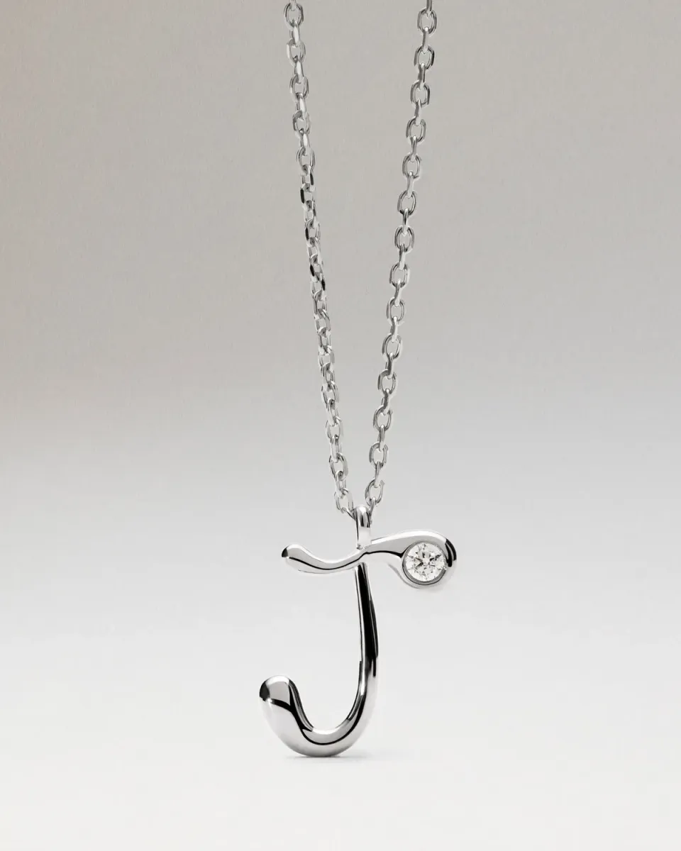PDPAOLA Initiale J collier argent 40-50 cm