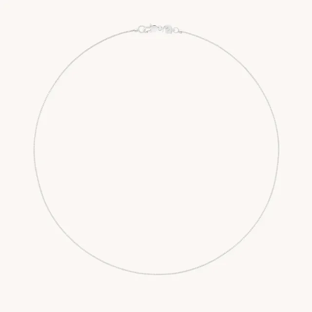 Astrid & Miyu Essential Box Chain collier argent maille