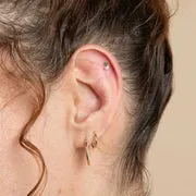 Astrid & Miyu Diamond Emerald Pear piercing or émeraude