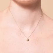 Astrid & Miyu August Peridot Birthstone collier or massif