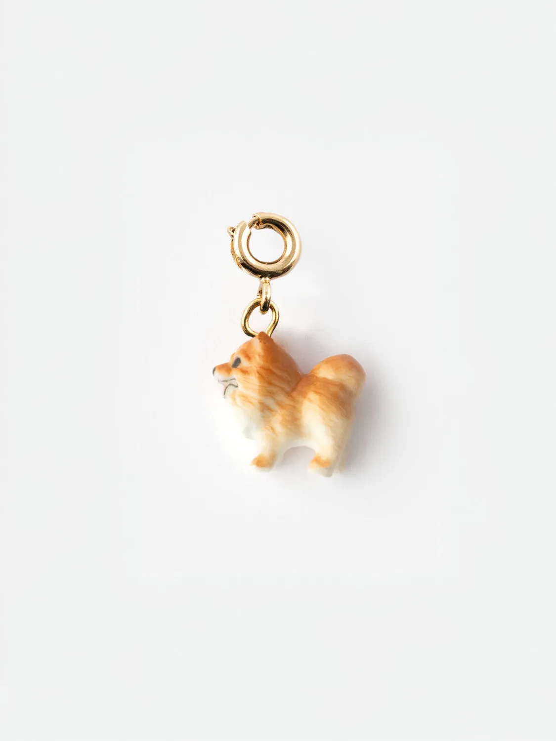 Nach Bijoux chien spitz charm’s porcelaine 2,7 cm