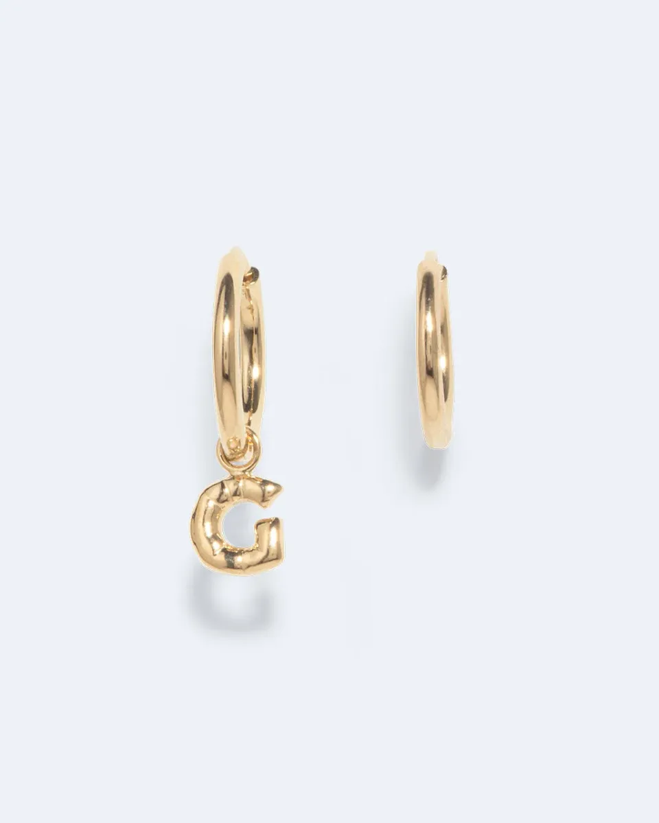 Completedworks Classicworks G boucles d'oreilles vermeil doré