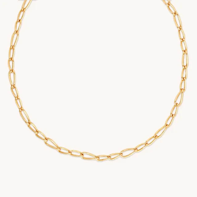 Astrid & Miyu Infinite collier chaîne doré maillons