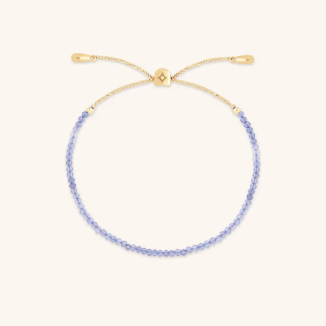 Astrid & Miyu Tanzanite December Beaded bracelet or perles