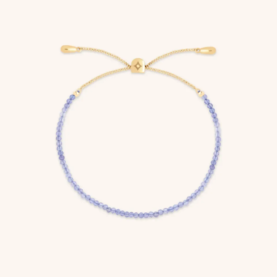 Astrid & Miyu Tanzanite December Beaded bracelet or perles
