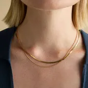 Astrid & Miyu Essential Snake Chain collier or serpent