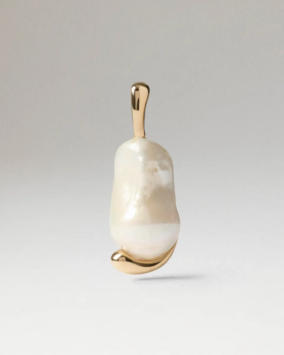 PDPAOLA La Perla pendentif perle plaqué or