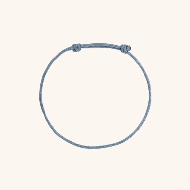Astrid & Miyu Story Strand bracelet bleu cordon tressé