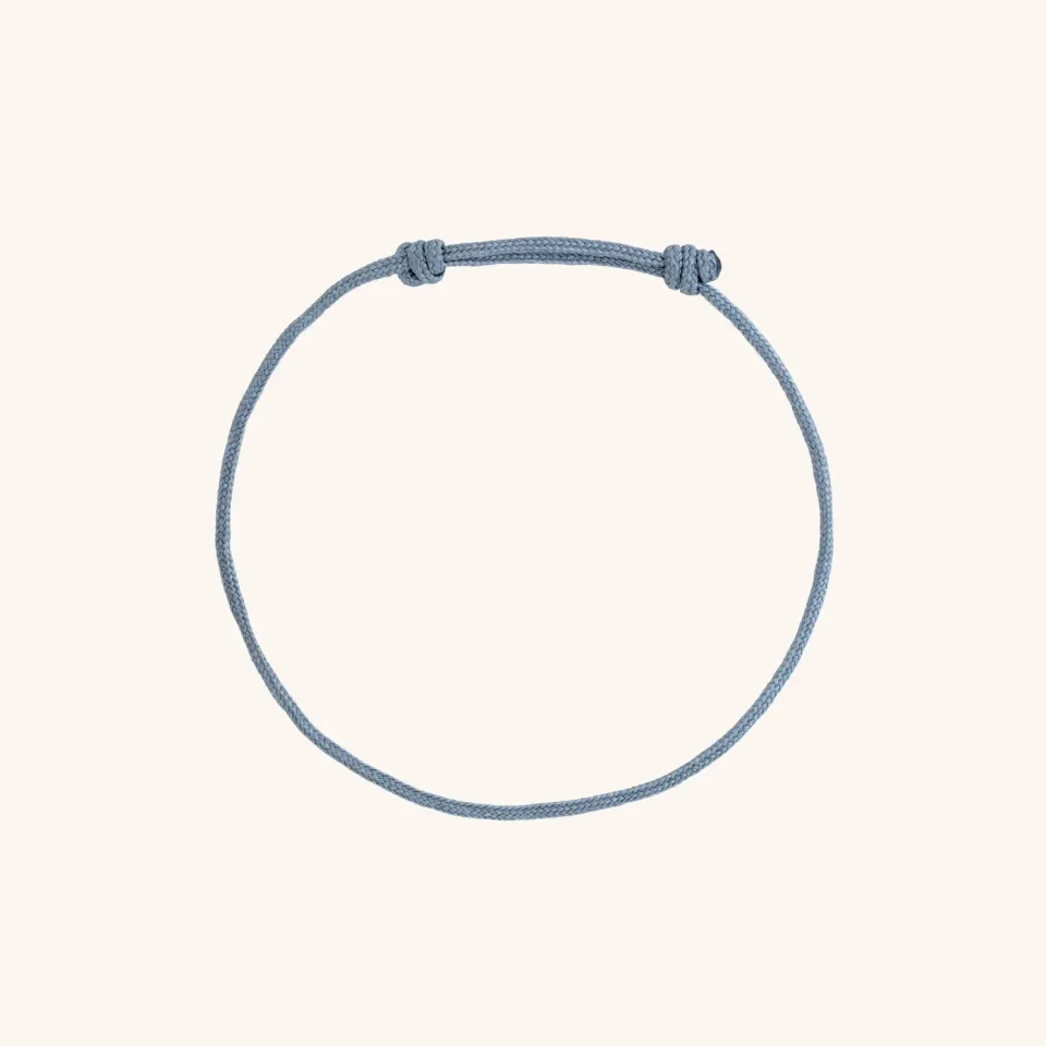 Astrid & Miyu Story Strand bracelet bleu cordon tressé