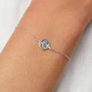 Astrid & Miyu Gemini Zodiac Bracelet bracelet argent gémeaux