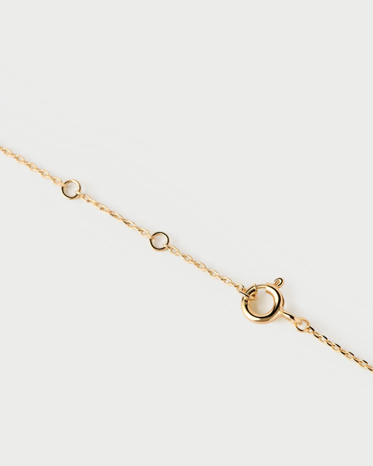 PDPAOLA Peach Lily bracelet doré zircon pêche 15-18 cm