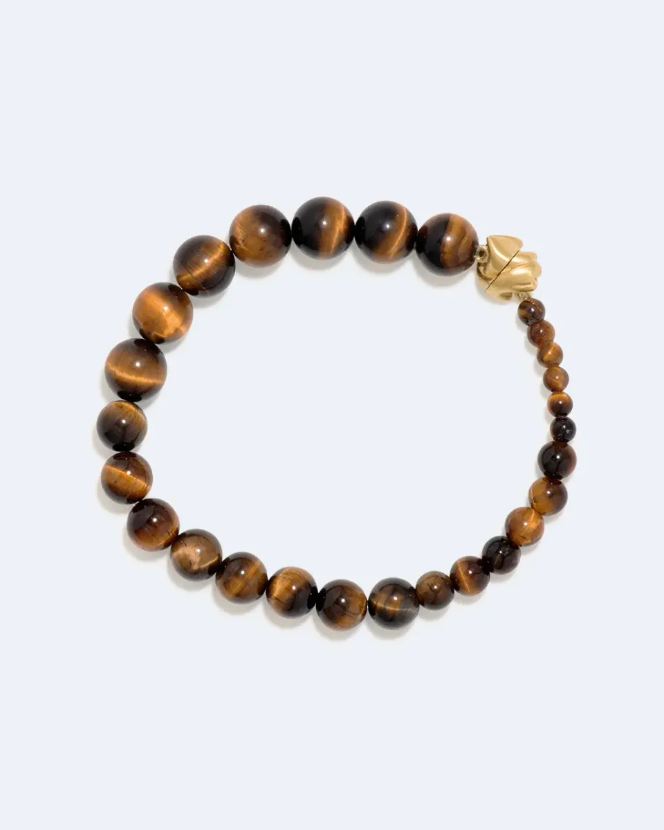 Completedworks Tidelands bracelet oeil de tigre doré