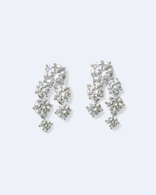 Completedworks Infinite Void boucles zirconia argent recyclé