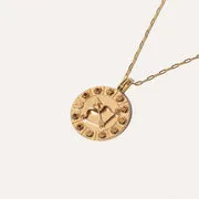 Astrid & Miyu Sagittaire collier pendentif bold doré