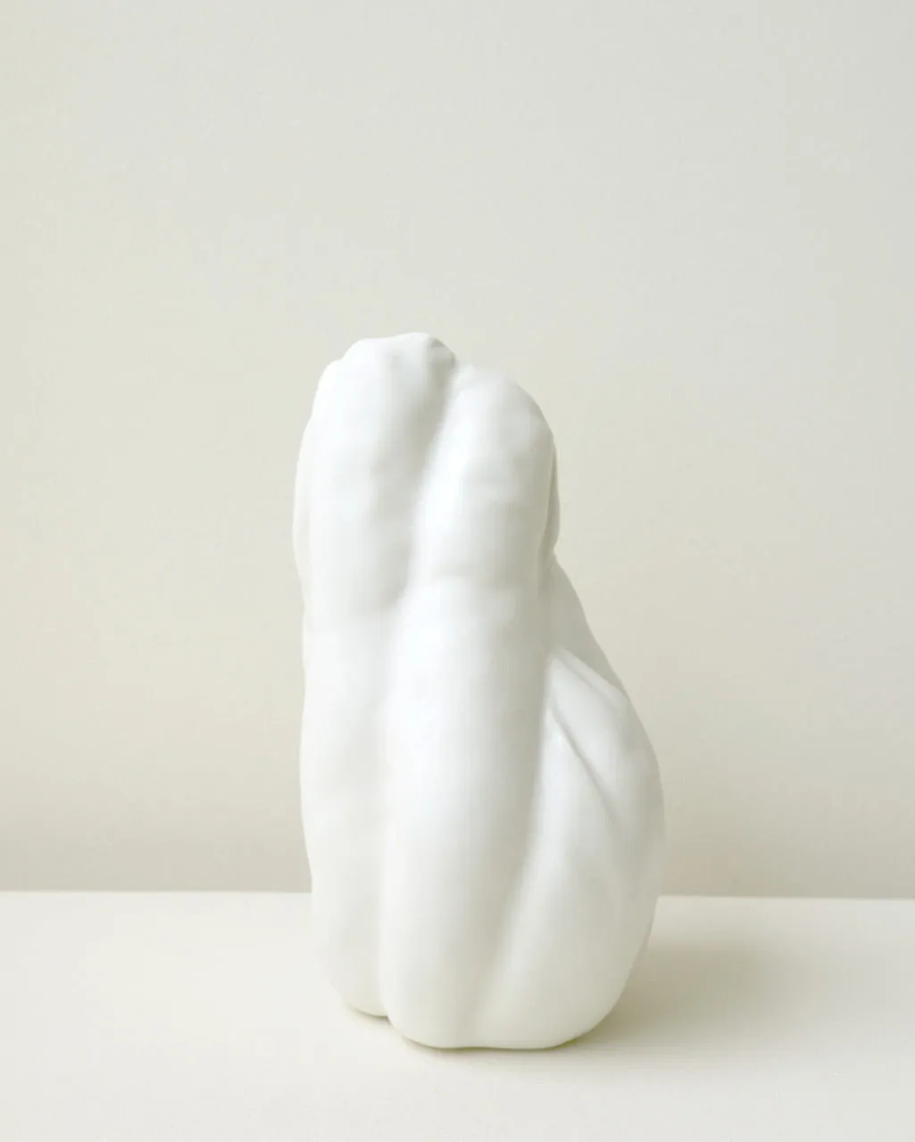 Completedworks Chrysalis vase medium blanc mat céramique