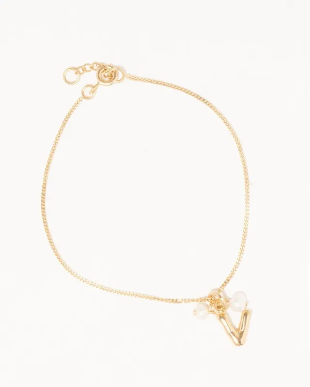 Completedworks Classicworks V bracelet perle vermeil or